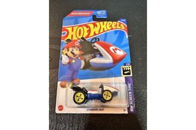 Hot Wheels Mario Bros Standard Kart Nintendo HW Screen Time New Models 1st YEAR