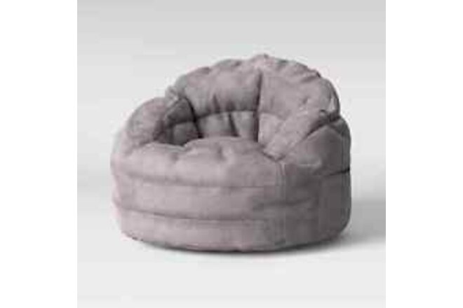 Chambray Kids' Bean Bag Chair - Pillowfort™ Settle In Kids' Bean Bag Chair