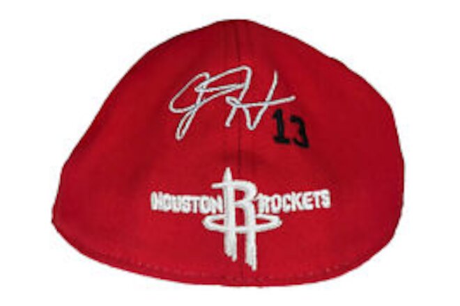 Vintage Reebok NBA Houston Rockets James Harden Auto Fitted Hat, Size 7 7/8