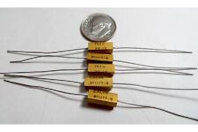 CAL-R 30.1 Ohm Resistor 3 Watt 5 Pack 1% Tolerance New Old Stock - 5 Resistors