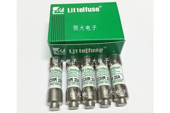 10pcs Littelfuse CCMR-20 CCMR 20A 600V Time Delay Fuse New in box free ship