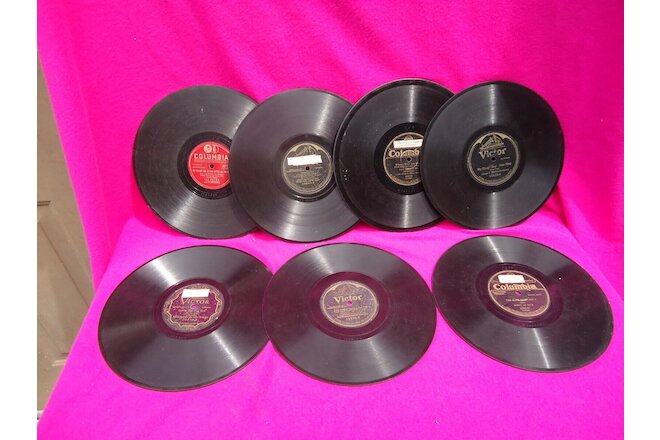 Vintage 78 rpm Records - Fox Trot Recordings - lot of 7
