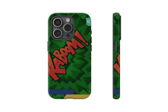 Kaboom Green iPhone 15 Pro Phone Case Pixel Phone Case Samsung Phone Case