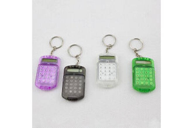 Key Chain Comfortable Convenient Pocket Calculator Key Ring Auxiliary