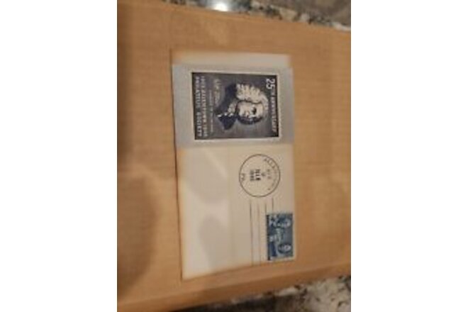 1948 Stamped 10am Anniversary Of Philatic Society Envelope With Stamp Very Rare
