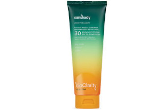 BioClarity SunShady SPF 30 Mineral Sunscreen Body Lotion with Floralux and Jojob