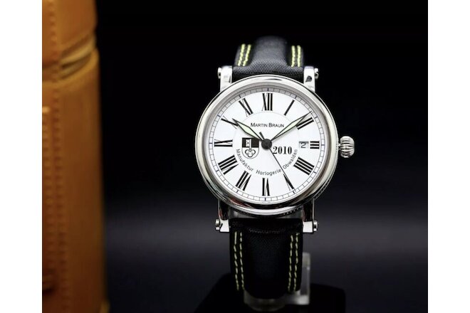 Martin Braun MHO 40mm Men’s Swiss Dress Watch Teutonia NEW RARE Automatic