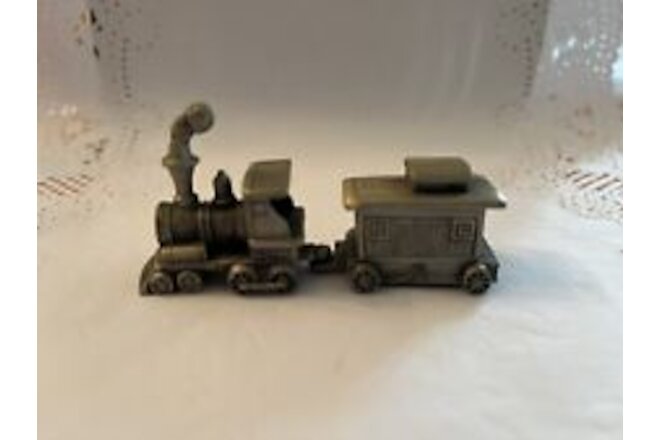 Engine & Caboose | FORT PEWTER | Lasting Expressions Train Miniature