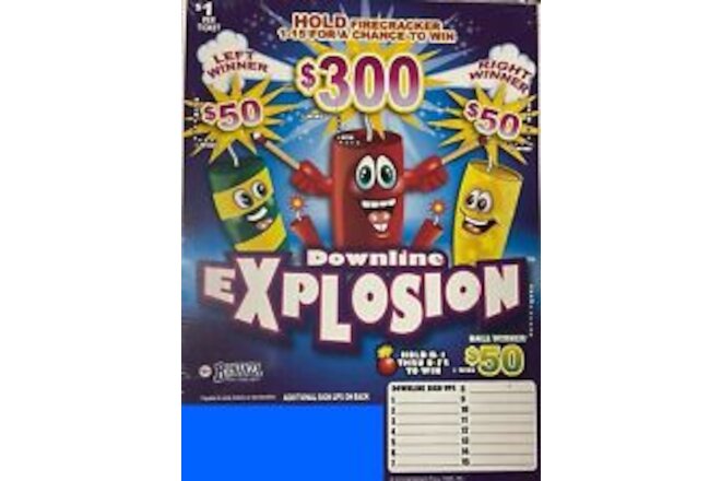 NEW pull tickets Explosion - Seal Card Tabs!!