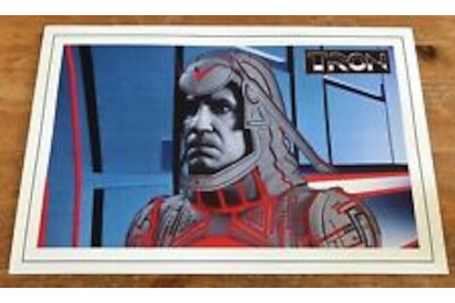 Tron 11" x 17" Movie Poster David Warner as Commander Sark Disney