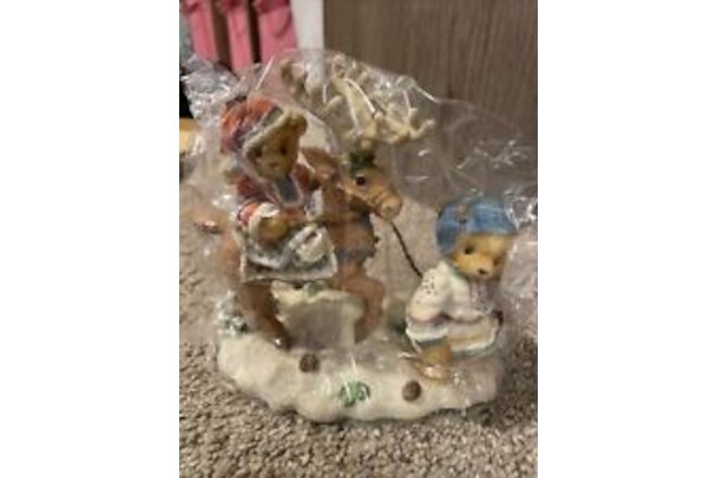 Cherished Teddies 272159 Sven and Liv ALL PATHS LEAD TO KINDNESS & FRIENDSHIP