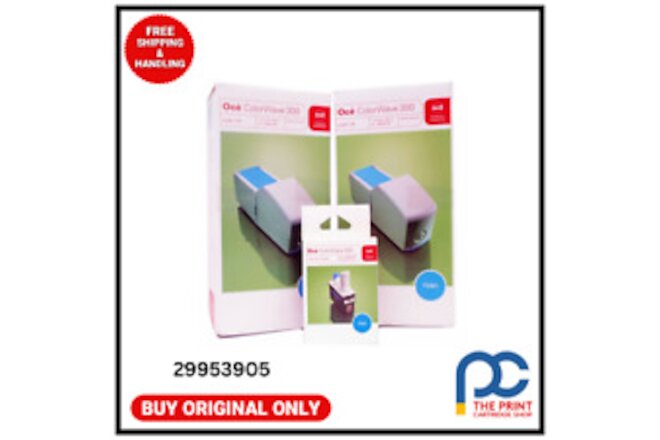Oce Colorwave 300 Combi Pack XL CW300 Combipack XL 2 x ink + 1 x printhead Cyan