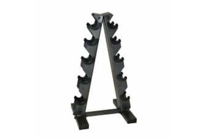 by CAP A-Frame Dumbbell Rack, Black (Store 5 Pairs)