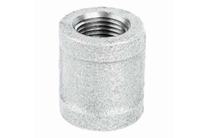 Pipe Fittings, Galvanized Coupling With Stop, 3/8-In. -511-202HN