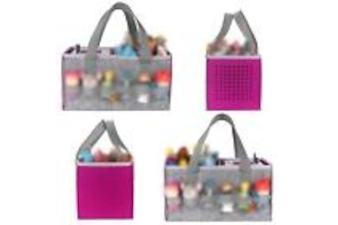 Travel Felt Bag Large Capacity Grey Storage Bag For Tonies Box Starter Set US