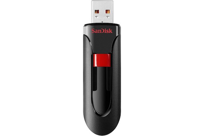 Lot of 5 Sandisk Cruzer Glide etc USB Thumb Drives 16GB - 80GB Total - Tested