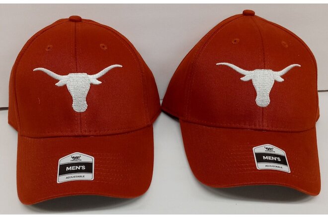 Lot of 2 University of Texas Longhorn  Adjustable Hat ..........2DP