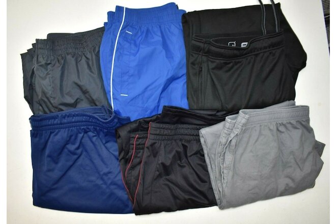 Wholesale Bulk Lot Of 6 Mens Size 2XL Activewear Workout Pants Bottoms