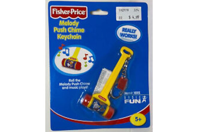 Fisher Price 2001 Melody Push Chime Keychain