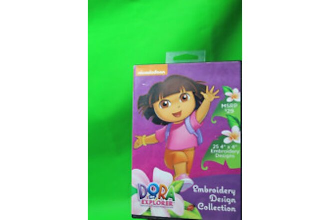 Brother SANICKDE Nickelodeon Dora the Explorer PES Machine Embroidery Designs CD