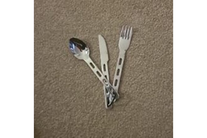 3 piece camping cutlery set