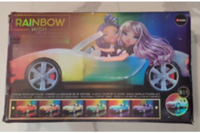 Rainbow High Color Change Car Convertible 8-in-1 Light-Up New Box Wear