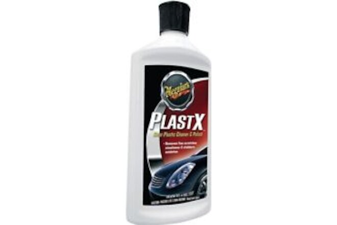 PlastX G12310 Plastic Cleaner and Polish, 10 oz, Bottle, Light Blue, Liquid