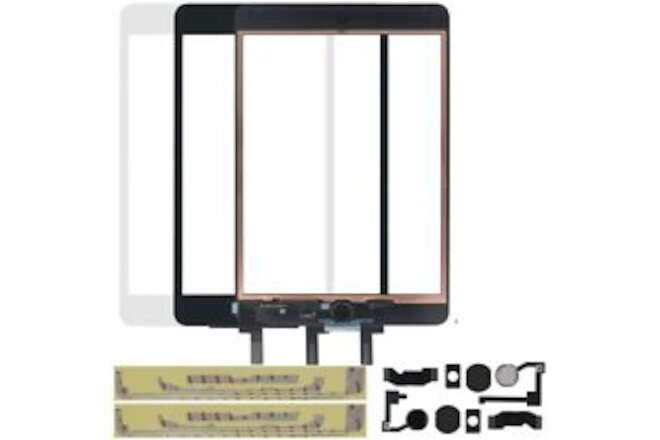 For iPad Mini 4 A1538 A1550 Touch Screen Glass Digitizer + Home Button