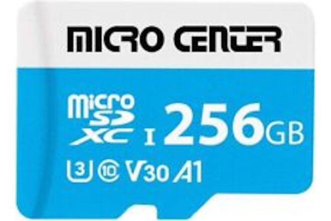 Fast 256GB Premier Pro microSDXC UHS-I U3 / Class 10 V30 A1 Memory Card