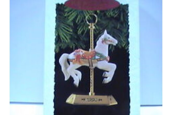 Hallmark Carousel Horse Tobin Fraley Keepsake Ornament 1994 Third  Series  NOS