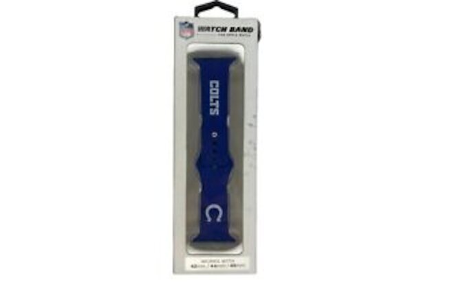 Indianapolis Colts Single Logo HD Sport Watch Band Compatible w/ Apple Watch NEW