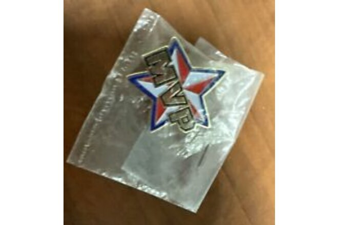 MVP Award Lapel Pin - Red, White and Blue Star - New