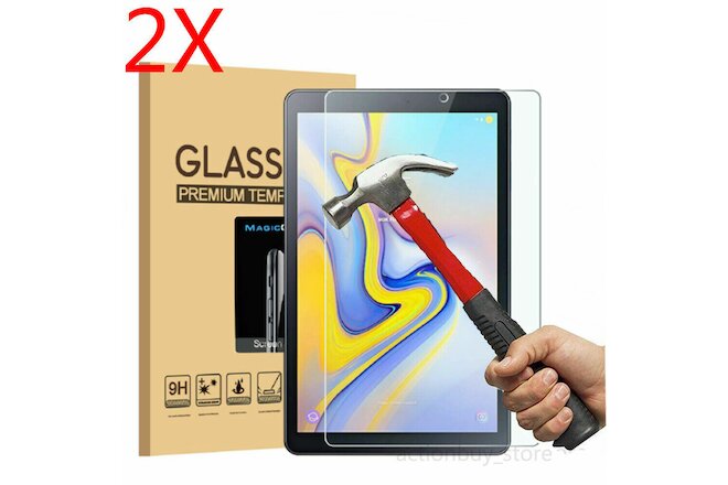US 2X Samsung Galaxy Tab A 8.0 2018 T387 Tablet Tempered Glass Screen Protector