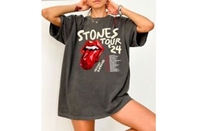 The Rolling Stones Hackney Diamonds Tour 2024 T-Shirt, Rolling Stones 2024