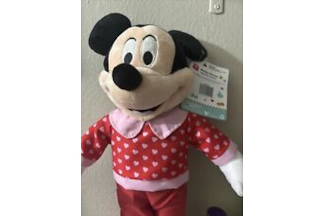 DISNEY Mickey Mouse Valentines Day 24” Toy GreeterPlush