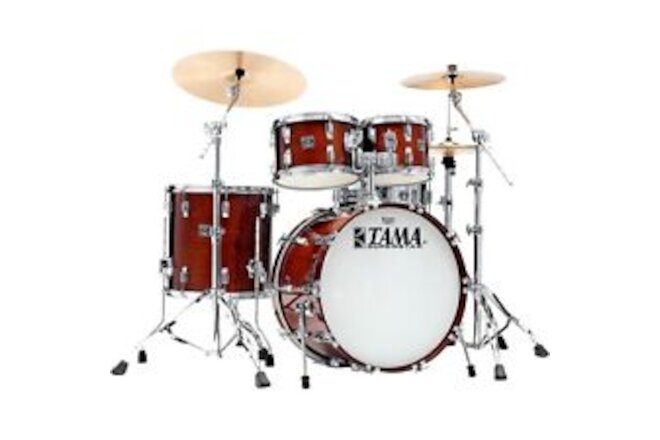 TAMA 50th Limited Superstar Reissue 4-Piece Shell Pack w/22" Bass Super Mahogany