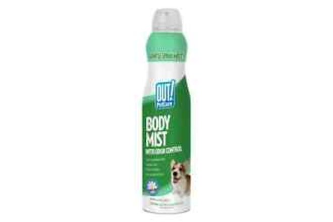 Out! DOG BODY MIST GENTLE SPRAY w/ ODOR CONTROL Spring Fresh Scent LONG LASTING