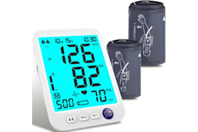 Automatic Blood Pressure Machine XL Cuff for Big Arms 13-21”-Medium/Large Cuff