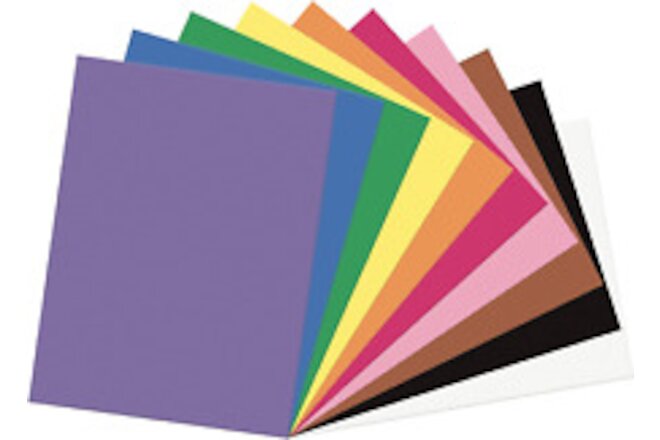 (Formerly Sunworks) Construction Paper, 10 Assorted Colors, 9" X 12", 200 Sheets