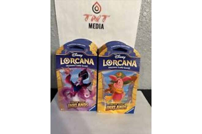 20X Disney Lorcana Into the Inklands TCG Blister Booster Pack. LOTS OF 20
