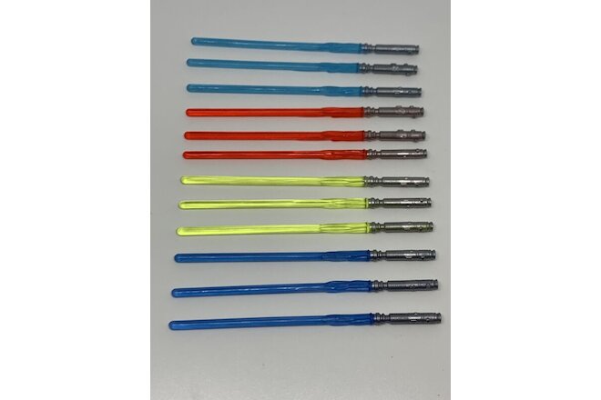 Lot of 12 Compatible Replacement Lightsabers for 3.75" Scale Star Wars Figures
