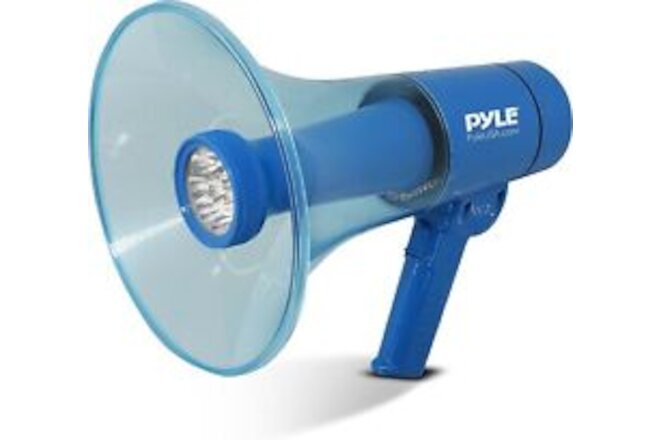 Pyle Compact and Portable Mega Phone Speaker - 40W Waterproof Bullhorn with...