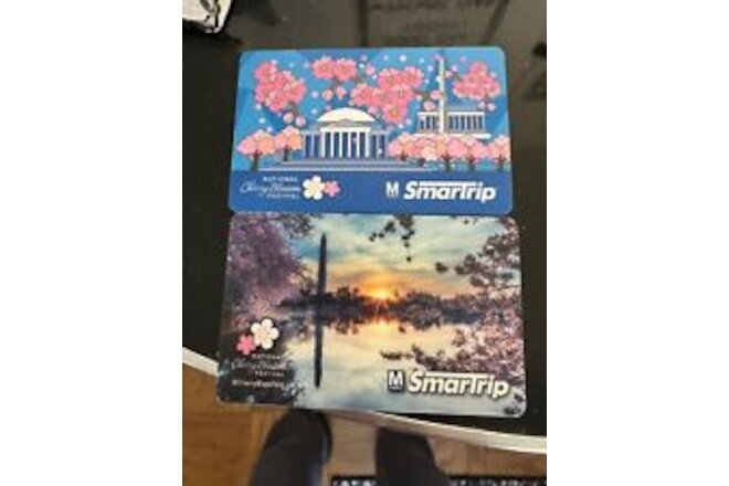 2023 and 2024 Cherry Blossoms Festival Metro SmarTrip Cards