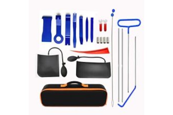 22 pcs emergency tools for car door opening with pull cord