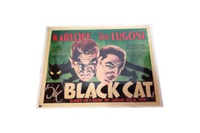 The Black Cat Edgar Allan Poe (1966) 7.5?x11" Laminated Mini Movie Poster Print