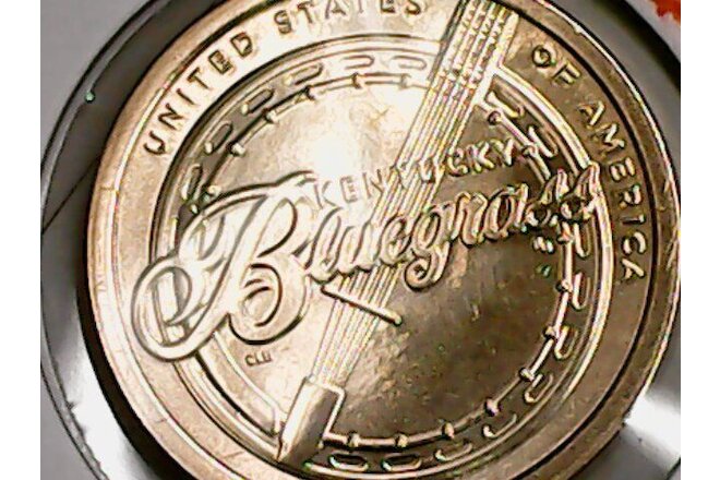 2022 P D Kentucky Blue Grass American Innovation 2 coin set BU Banjo Instrument