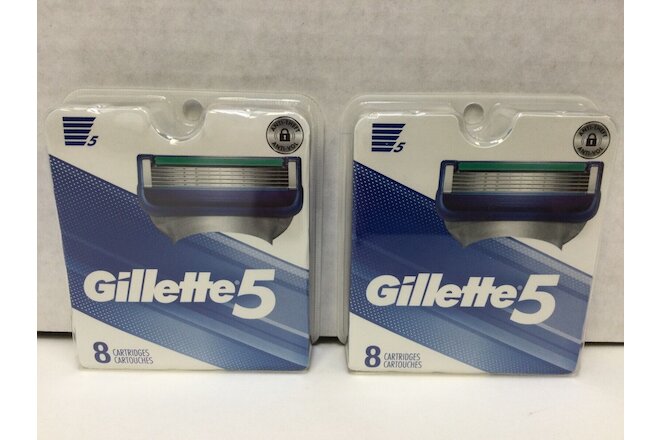 Gillette5 Mens Razor Blade Refills, 5 Blade Mens Razor, 16 Count, FREE SHIPPING