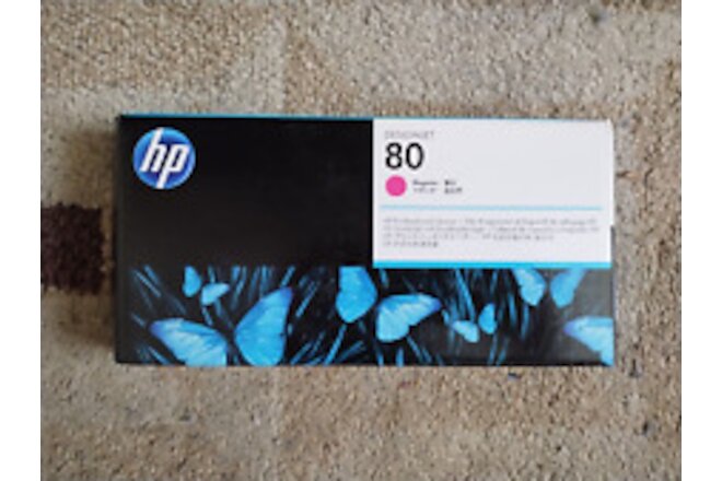 2014 Genuine HP #80 Magenta Printhead Cleaner DesignJet 1000 1050 C4822A Sealed