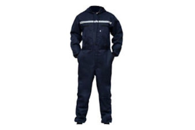 One-piece Work Outfit Washable Attire Durable Unisex Overalls with Reflective