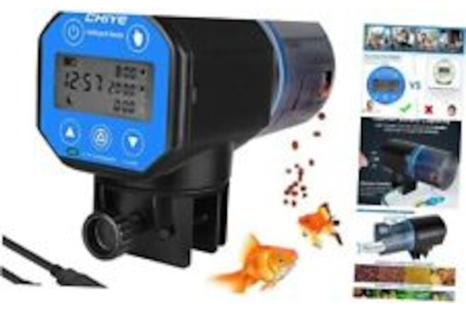 Automatic Fish 700mAh Battery Capacity Blue - with Scheduled Time Display